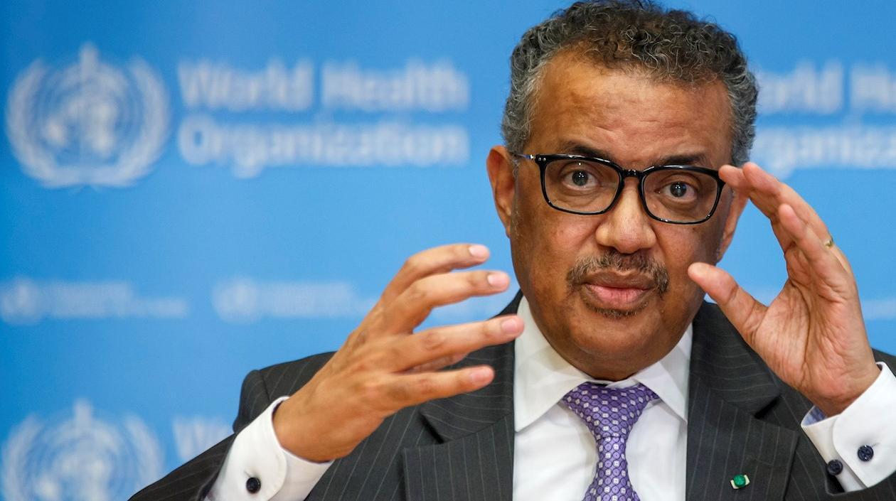 Director general de la OMS, Tedros Adhanom Ghebreyesus.