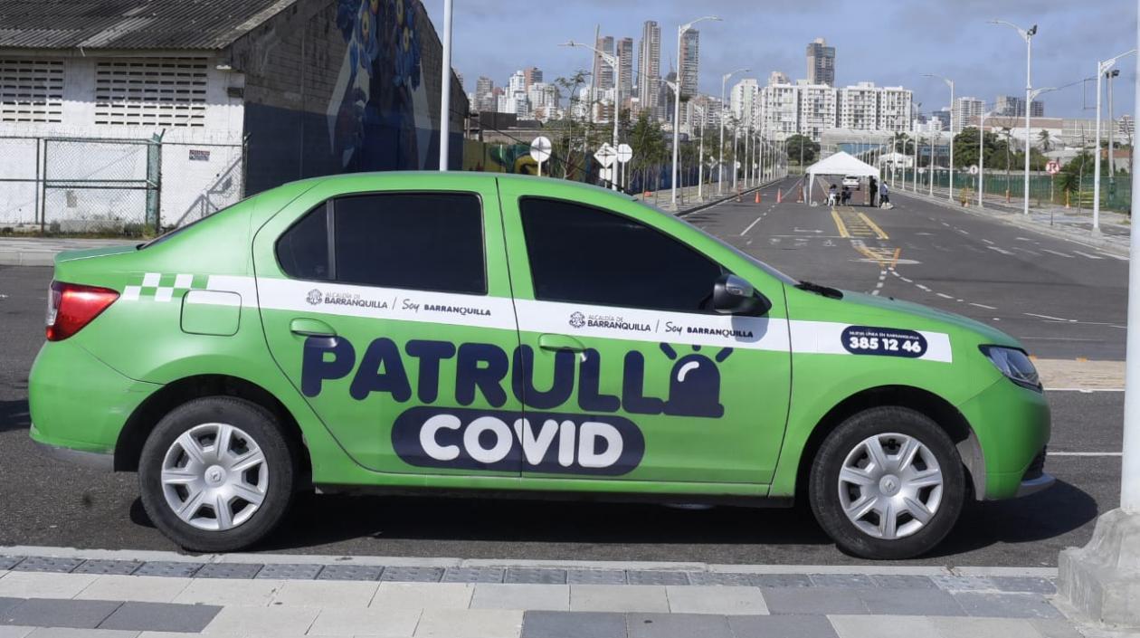 Patrulla Covid hace presencia en el Puesto de Mando.