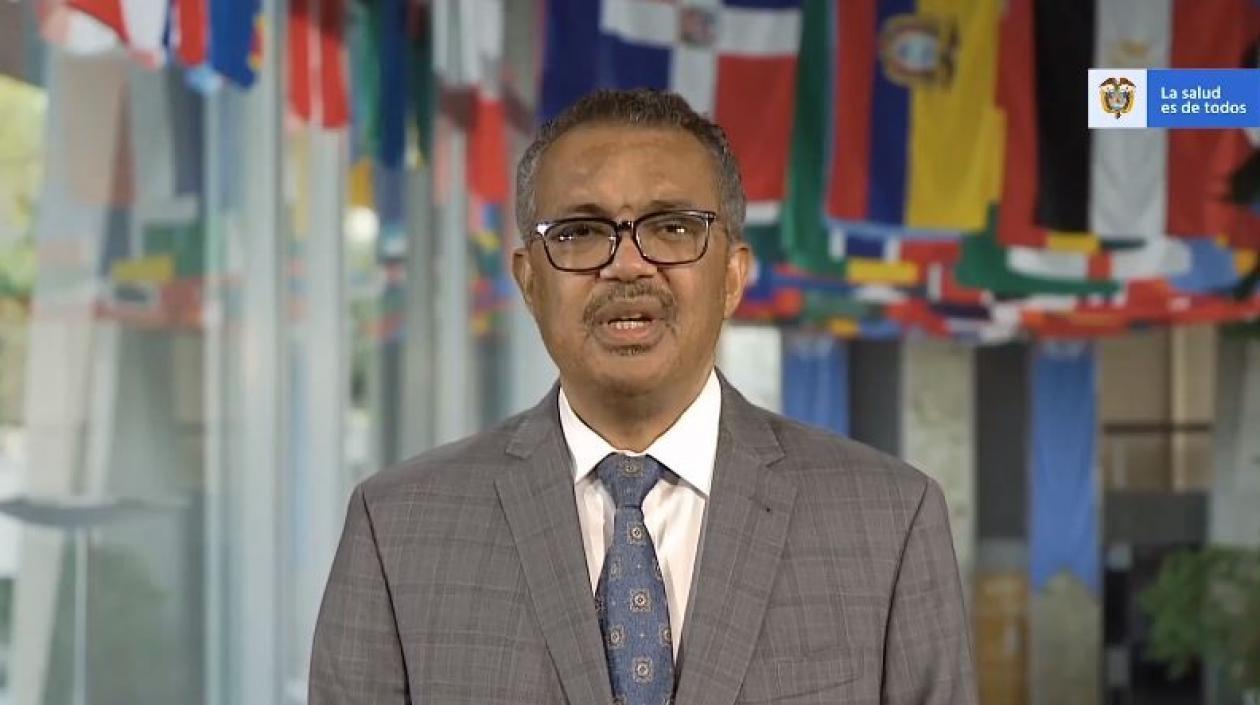 Tedros Adhanom, Director General de la OMS.