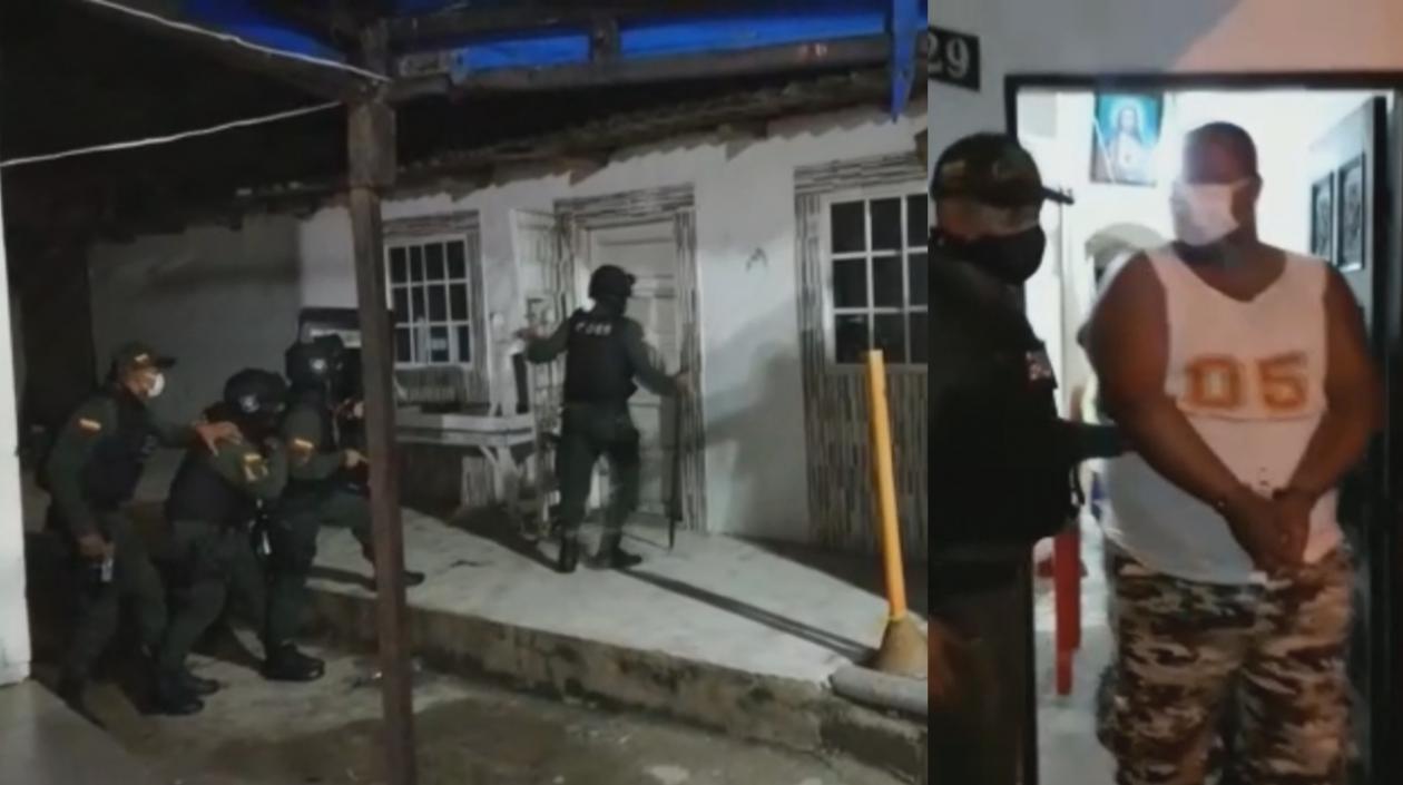 Momento del operativo.