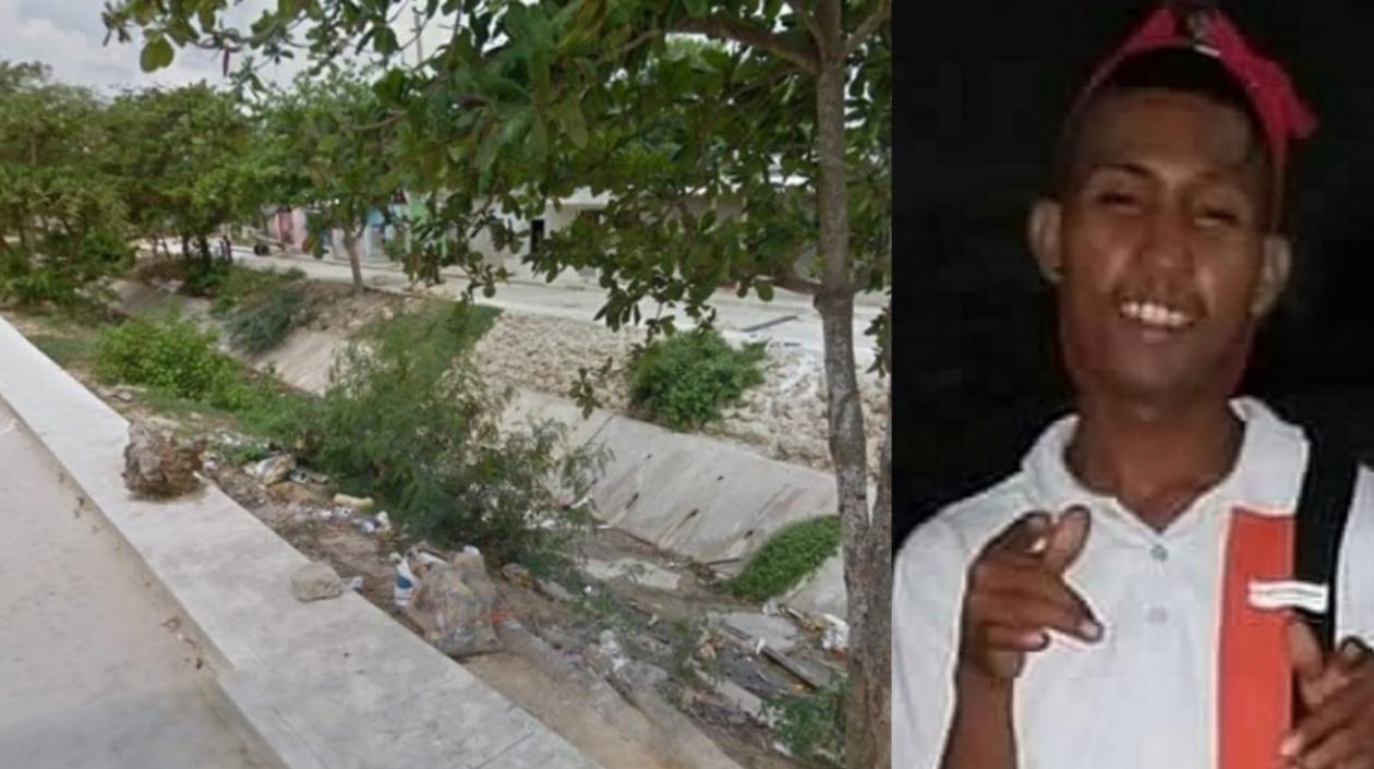 Kleiner Manuel Morales Mercado cayó en este punto del arroyo del barrio Las Américas.