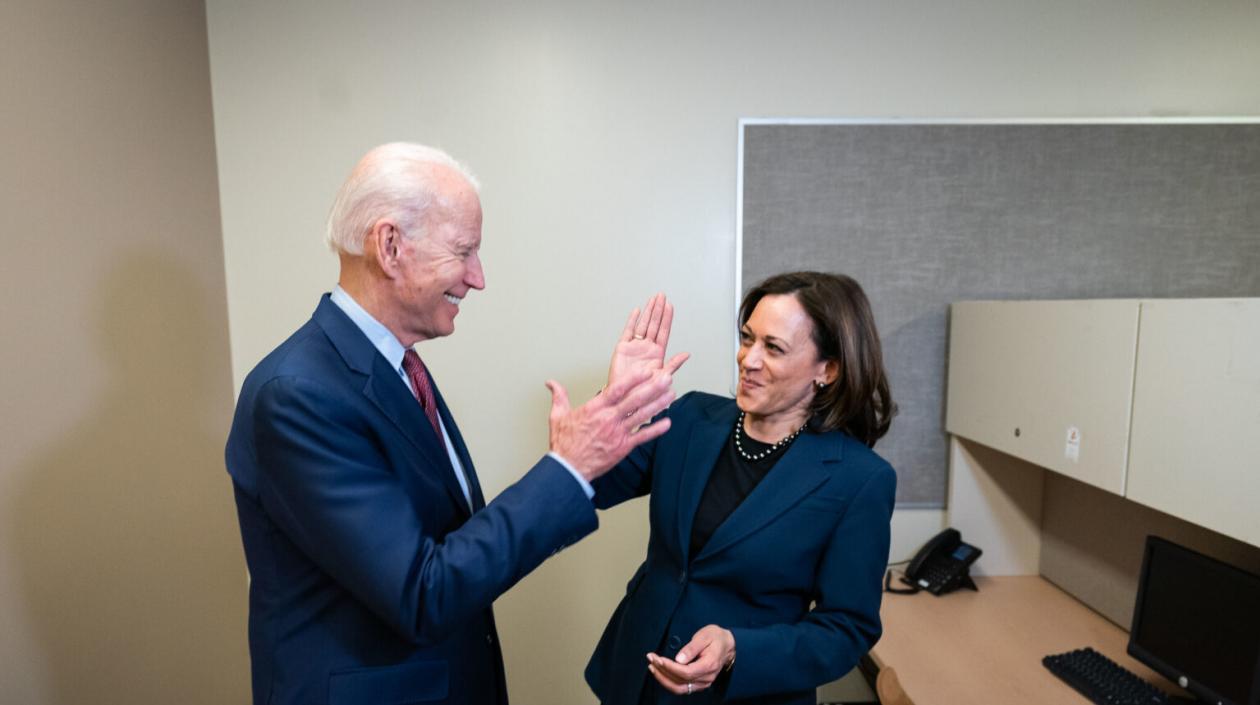 Joe Biden y Kamala Harris.