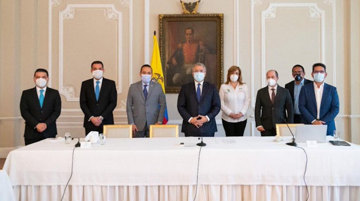 Reunión entre gobernadores y el Presidente el miércoles en la Casa de Nariño.