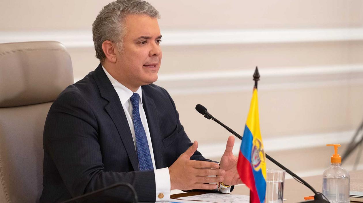 El Presidente de la República, Iván Duque.