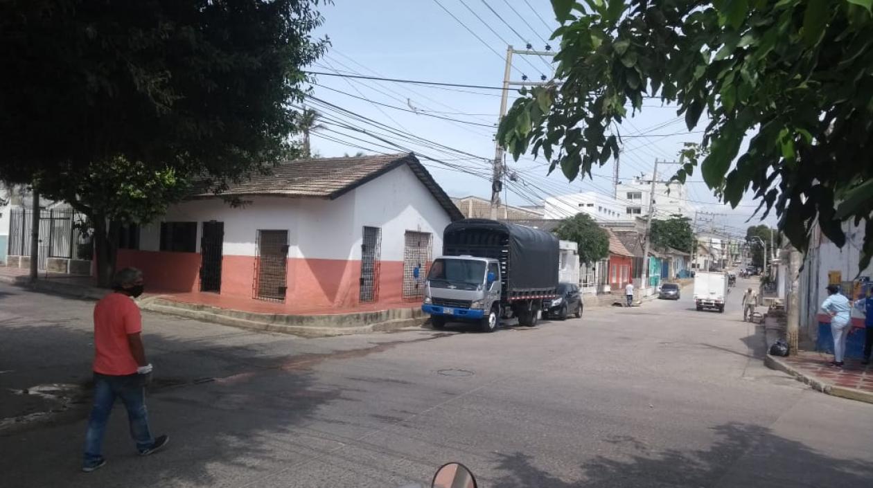 Calle 41 con carrera 29, donde se presentó el atraco.