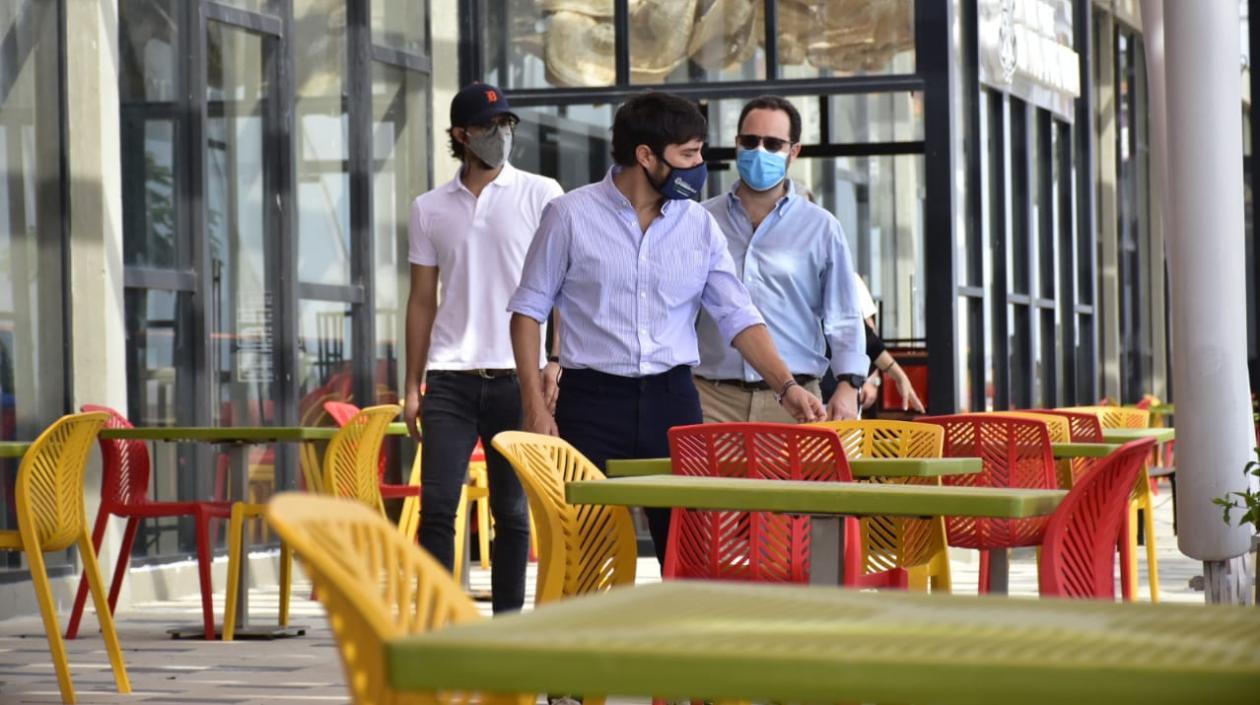 El Alcalde de Barranquilla, Jaime Pumarejo.