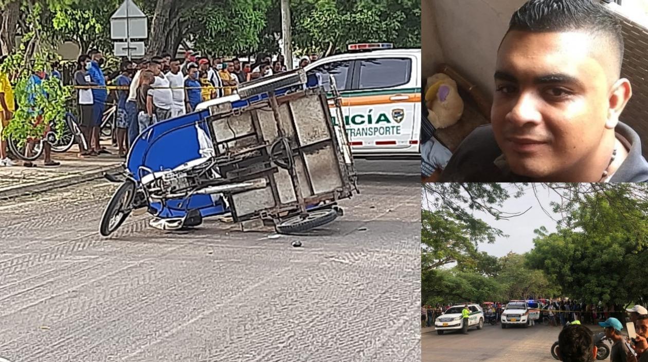 Lugar de los hechos y Jesús Armando Aguirre Hurtado.