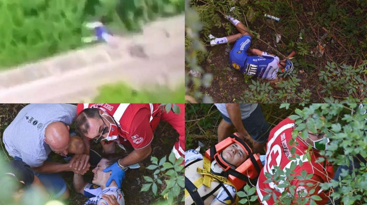 Las imágenes del accidente.