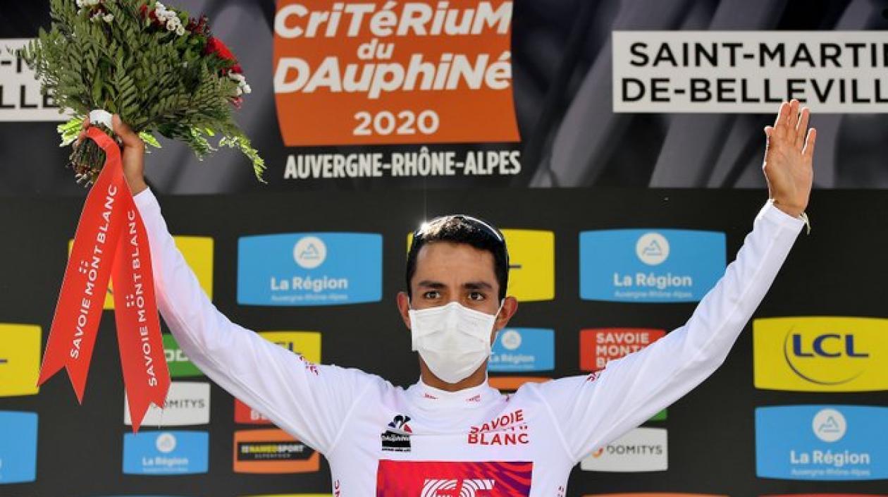 Daniel Felipe Martínez (Education First) ganó el Criterium del Dauphiné.