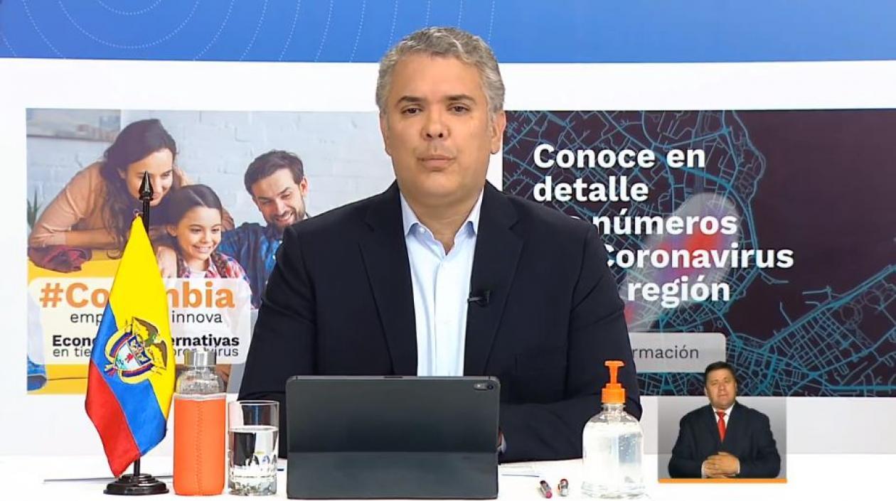 Iván Duque, Presidente.