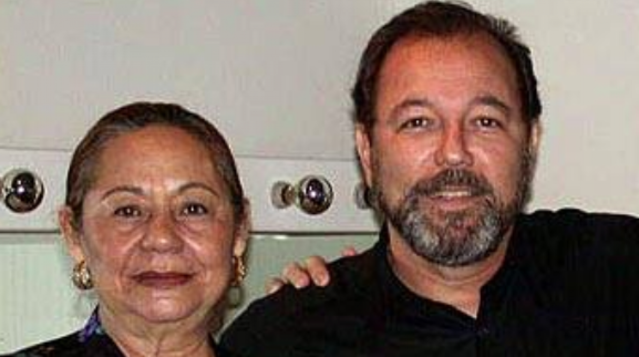 Mercedes Barcha y Rubén Blades.