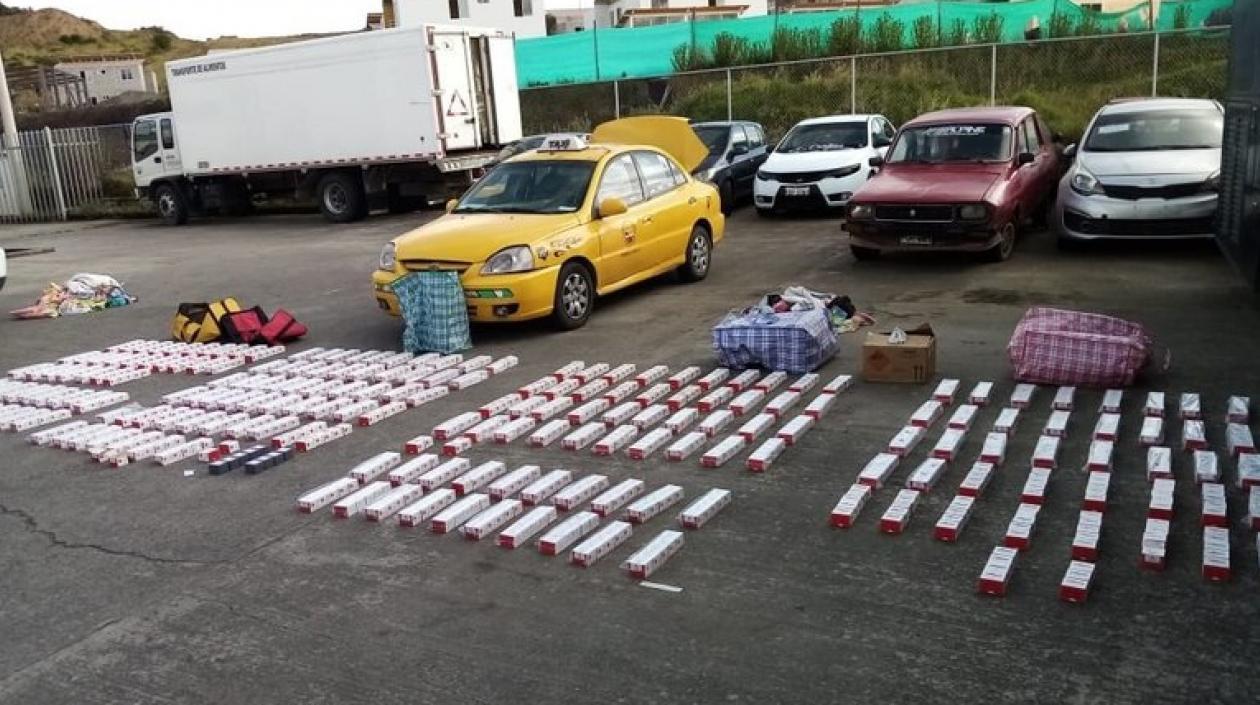 Explosivos con destino a Colombia