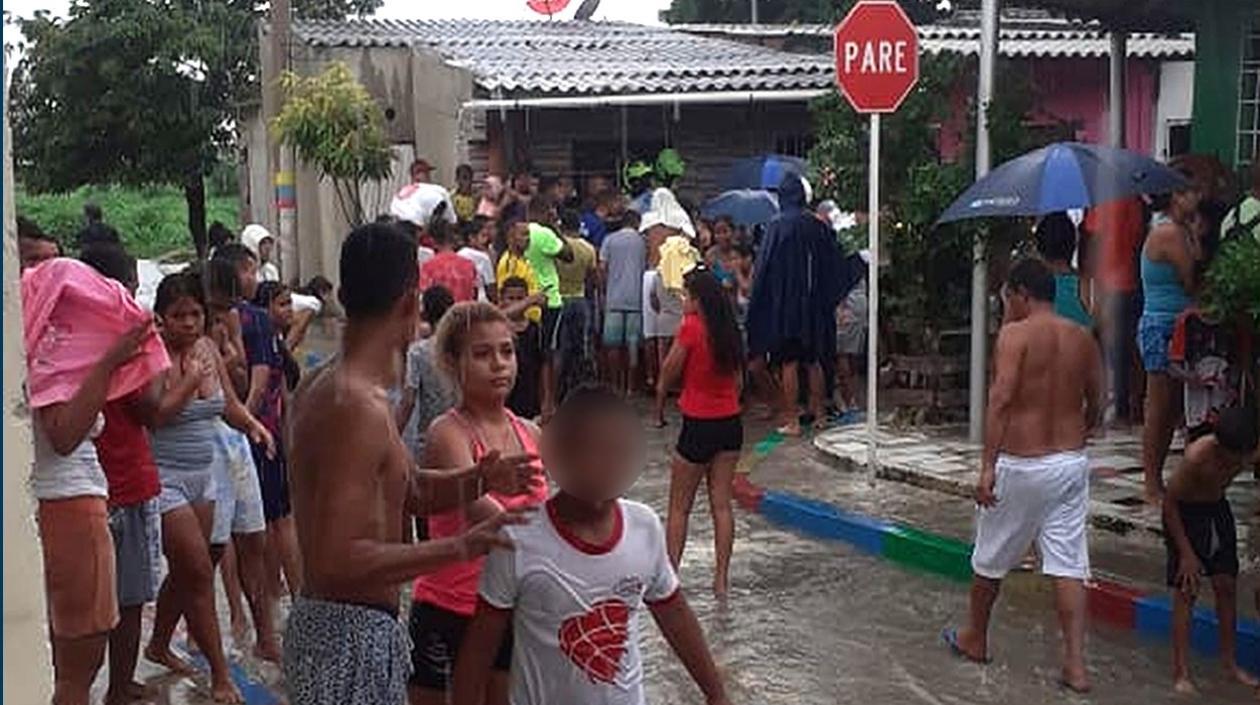 Lugar donde se presentó el crimen en la tarde de este miércoles.