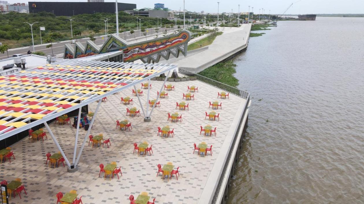 Caimán del Río está listo para recibir a los comensales.