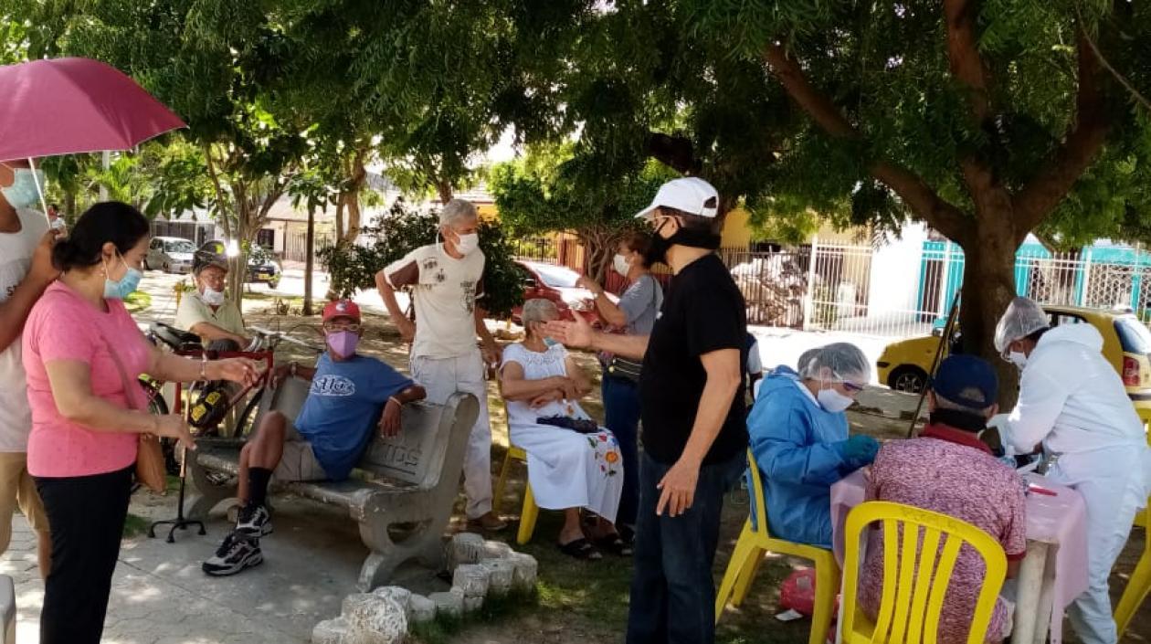 Jornada de prueba Covid-19 en el Parque Calancala.
