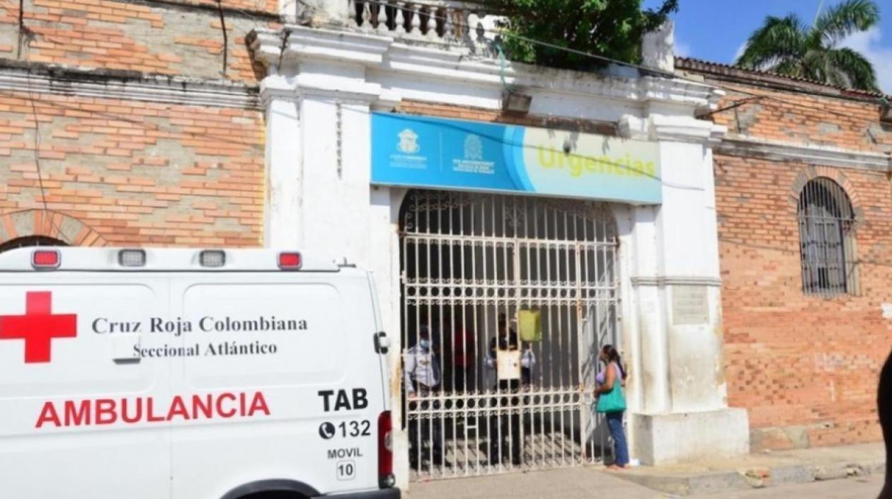 Esneider Zúñiga González fue llevado al Hospital General de Barranquilla.
