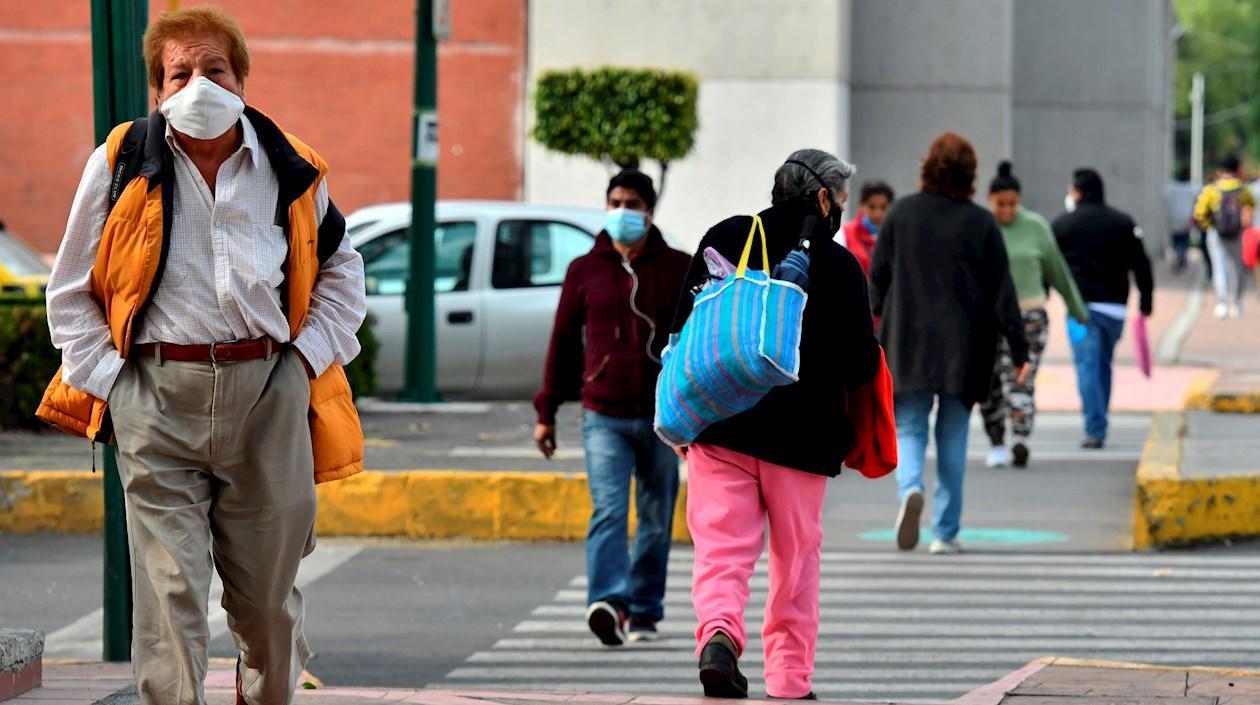 Una de las calles de México.
