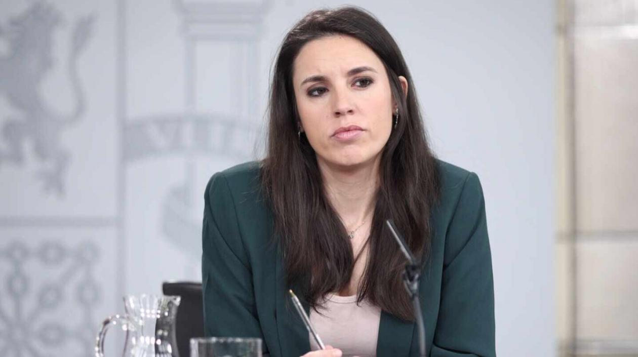 La ministra española de Igualdad, Irene Montero.