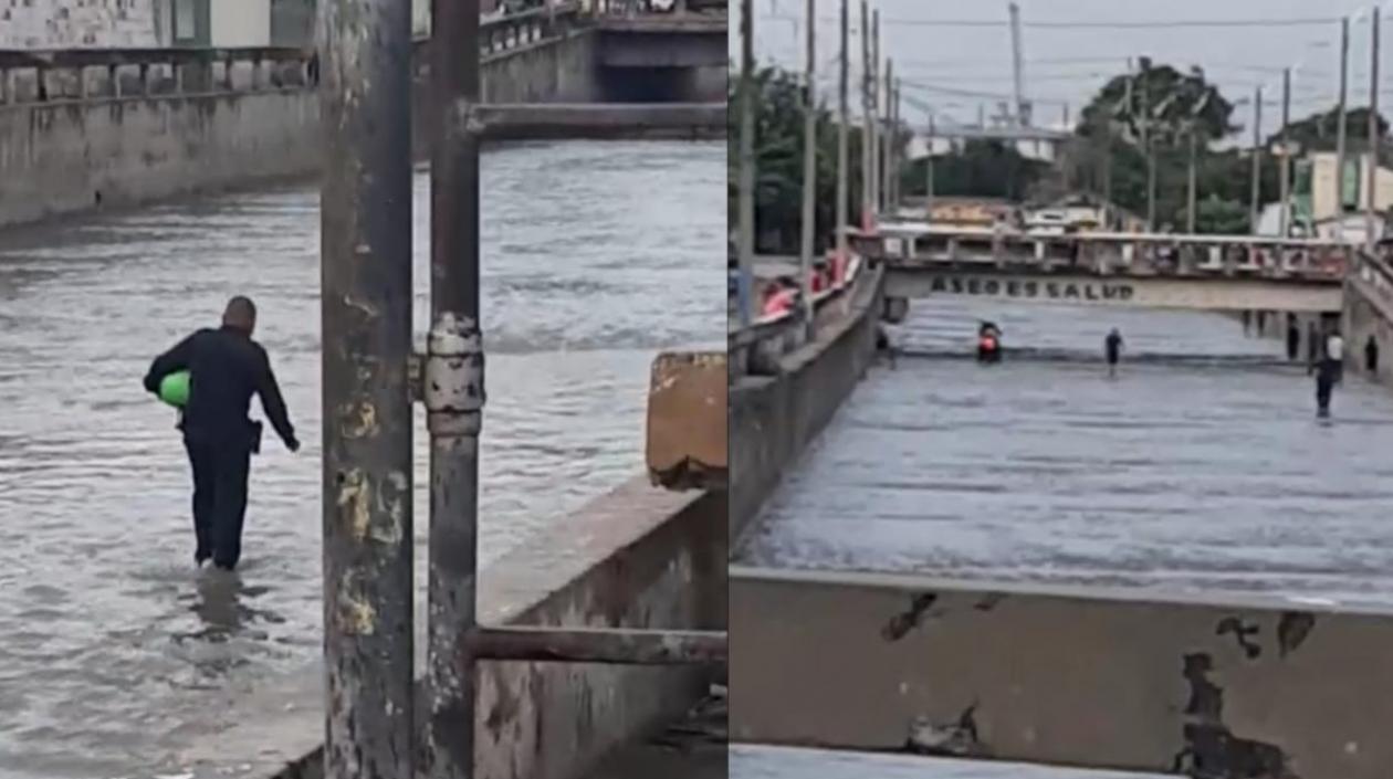 En persecución, policía perdió su arma de dotación