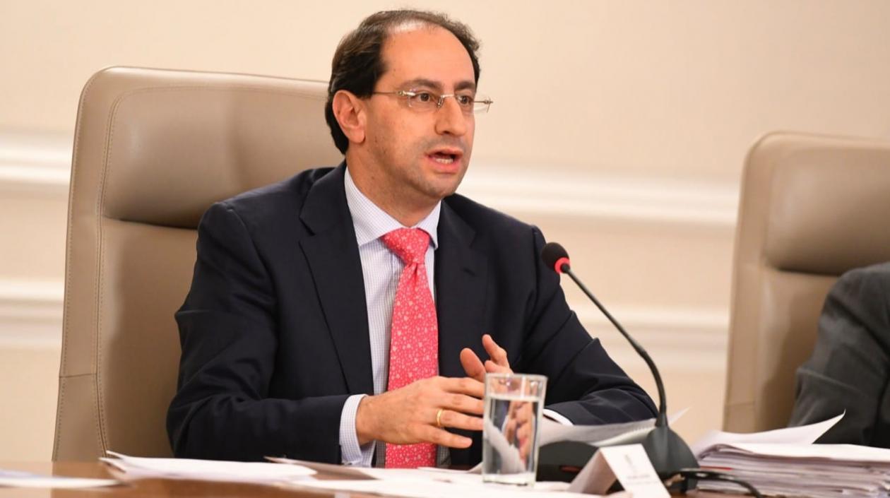 El Ministro de Comercio, José Manuel Restrepo.