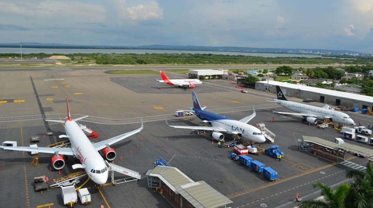 Aeropuerto Rafael Núñez de Cartagena.