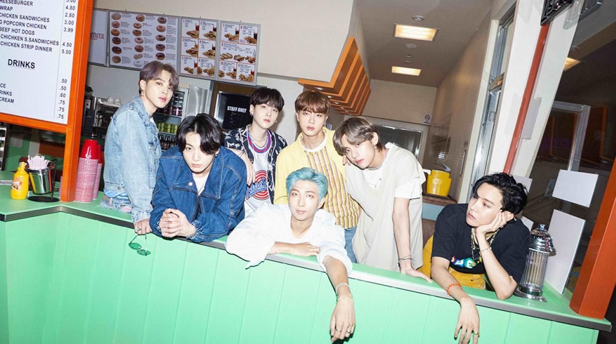 Los integrantes de BTS.