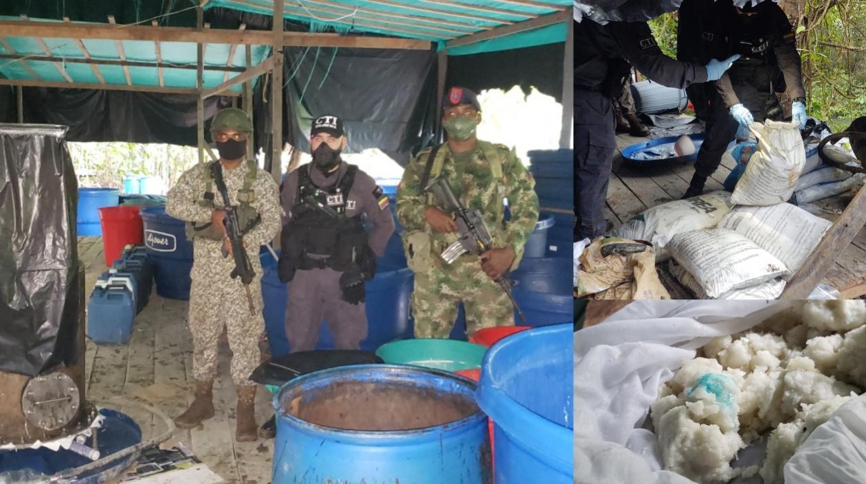 El laboratorio estaba en Nariño.