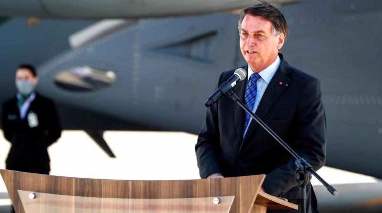 El presidente brasileño, Jair Bolsonaro.