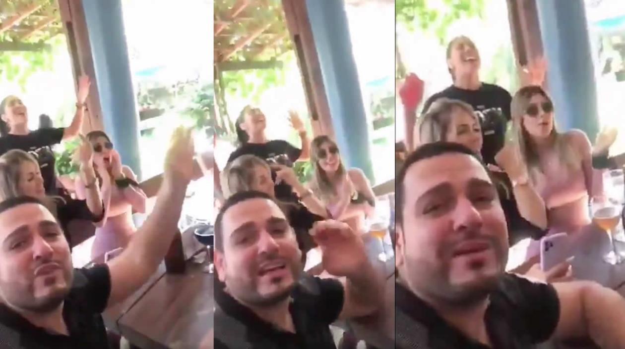 El Viceministro de Salud de Paraguay en plena parranda.
