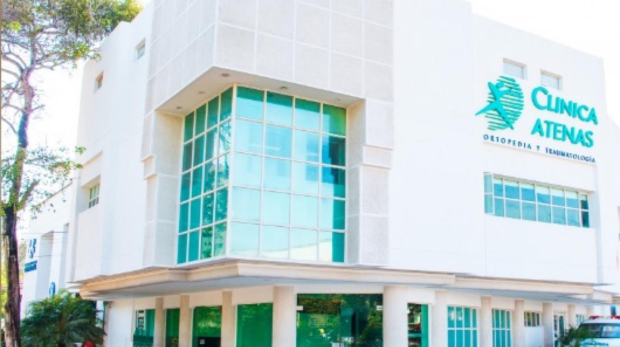 Sede de la Clínica Atenas en el norte de Barranquilla.