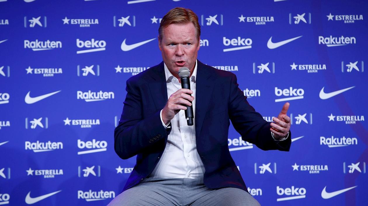 Ronald Koeman, entrenador del Barcelona.