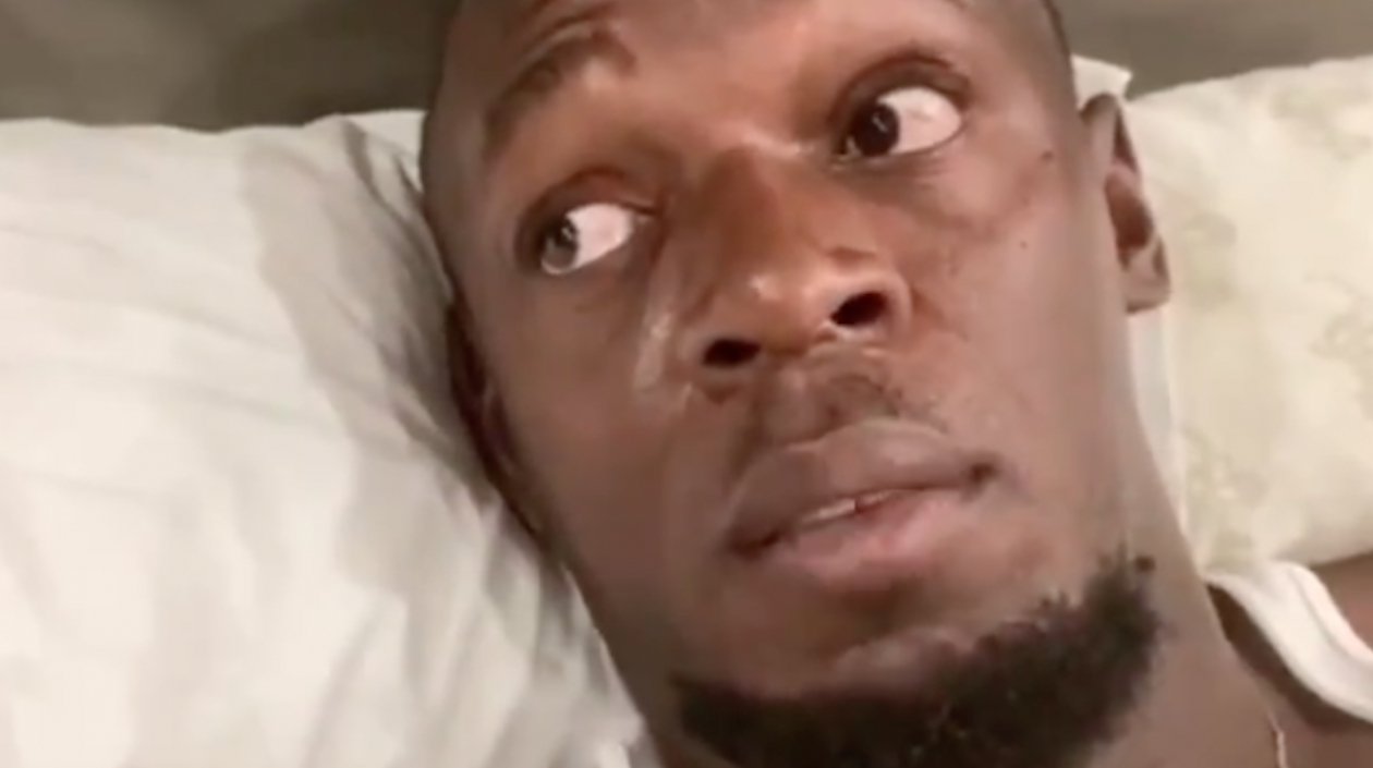 Usain Bolt pidió a todos que se cuiden.