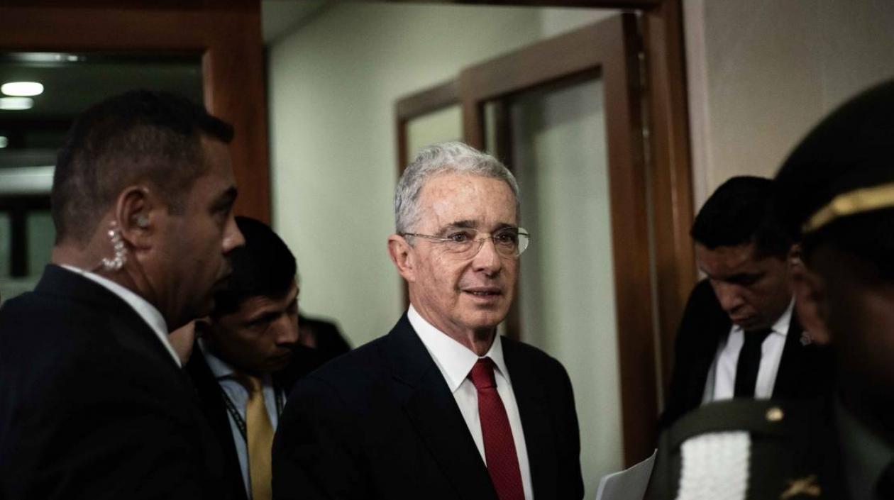 Álvaro Uribe Vélez, exsenador.