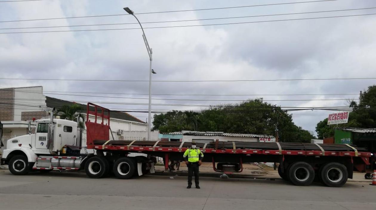 Tractomula recuperada. 