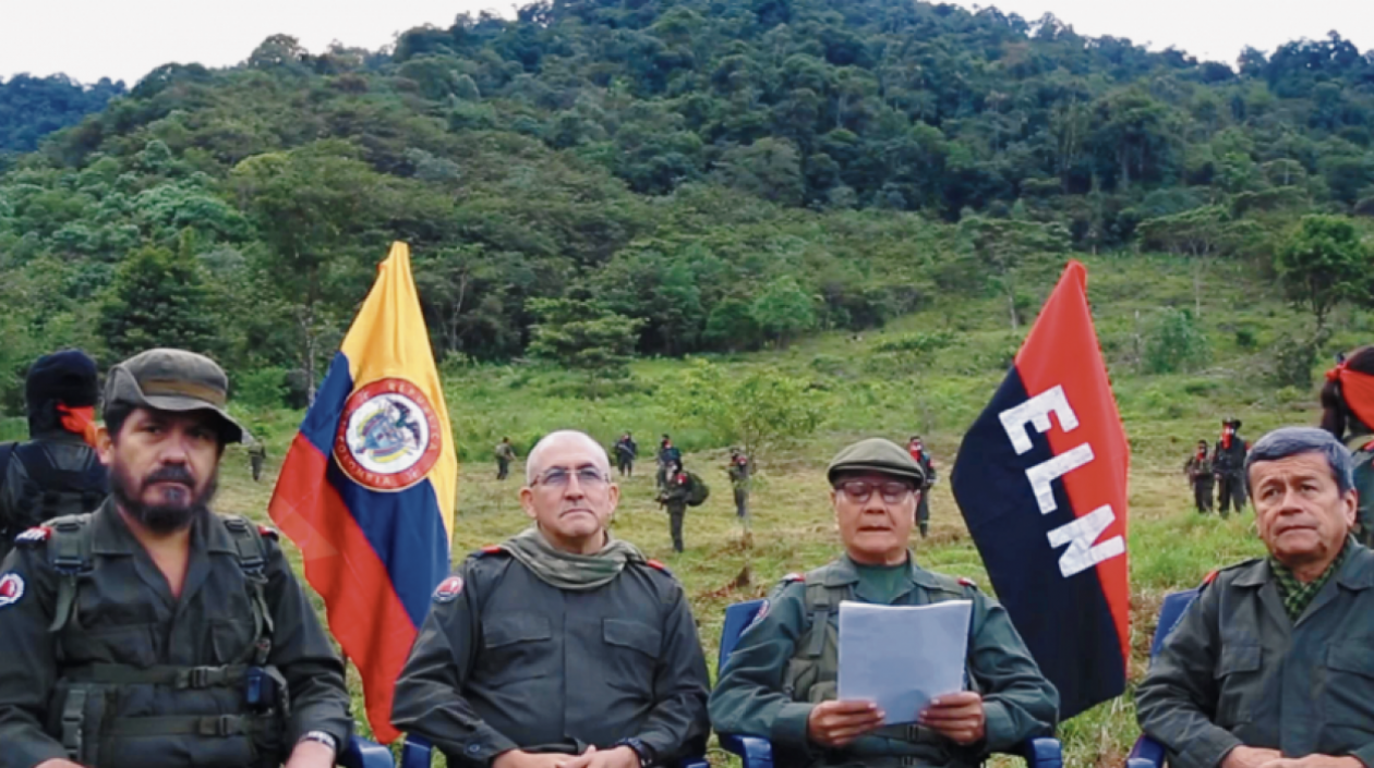 Cuatro de los jefes del ELN.