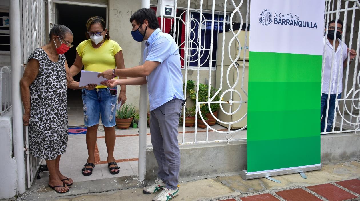 El Alcalde de Barranquilla, Jaime Pumarejo.