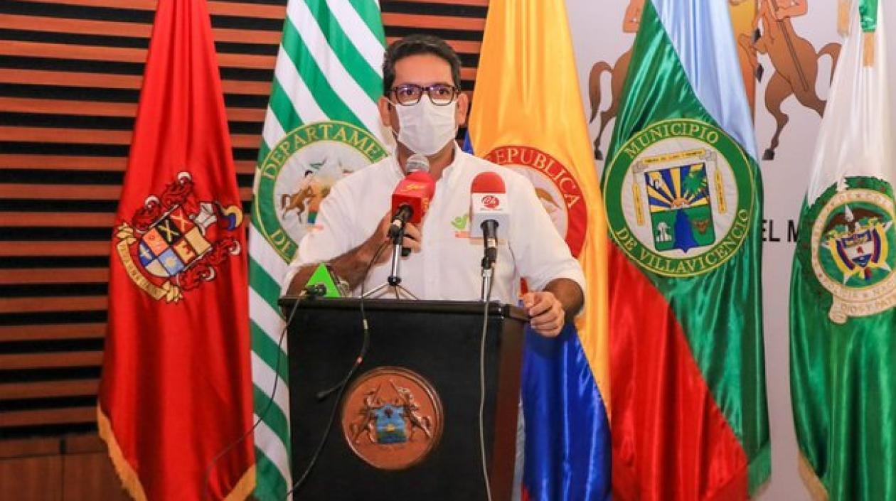 Juan Guillermo Zuluaga,  goberndor del Meta.