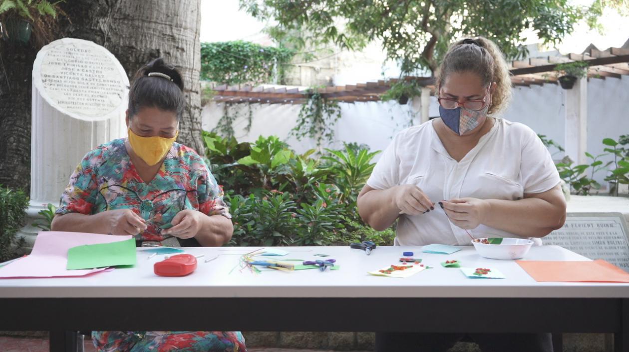 Las artesanas soledeñas aprovecharon este programa impulsado por la Alcaldía. 