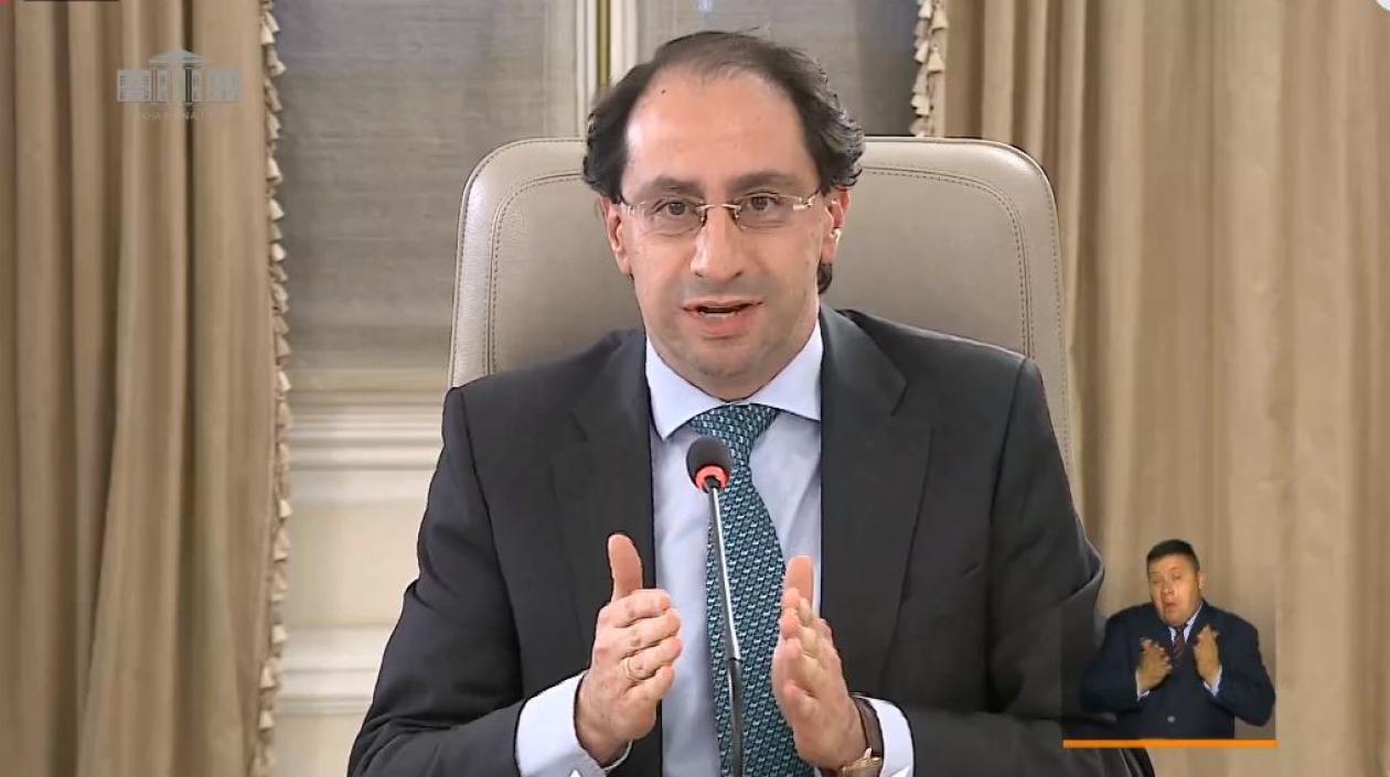 Ministro de Comercio, José Manuel Restrepo.