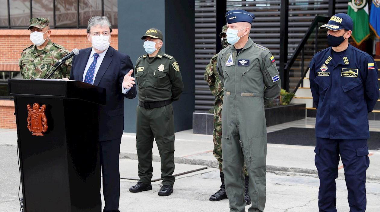 El Ministro de Defensa, Carlos Holmes Trujillo.