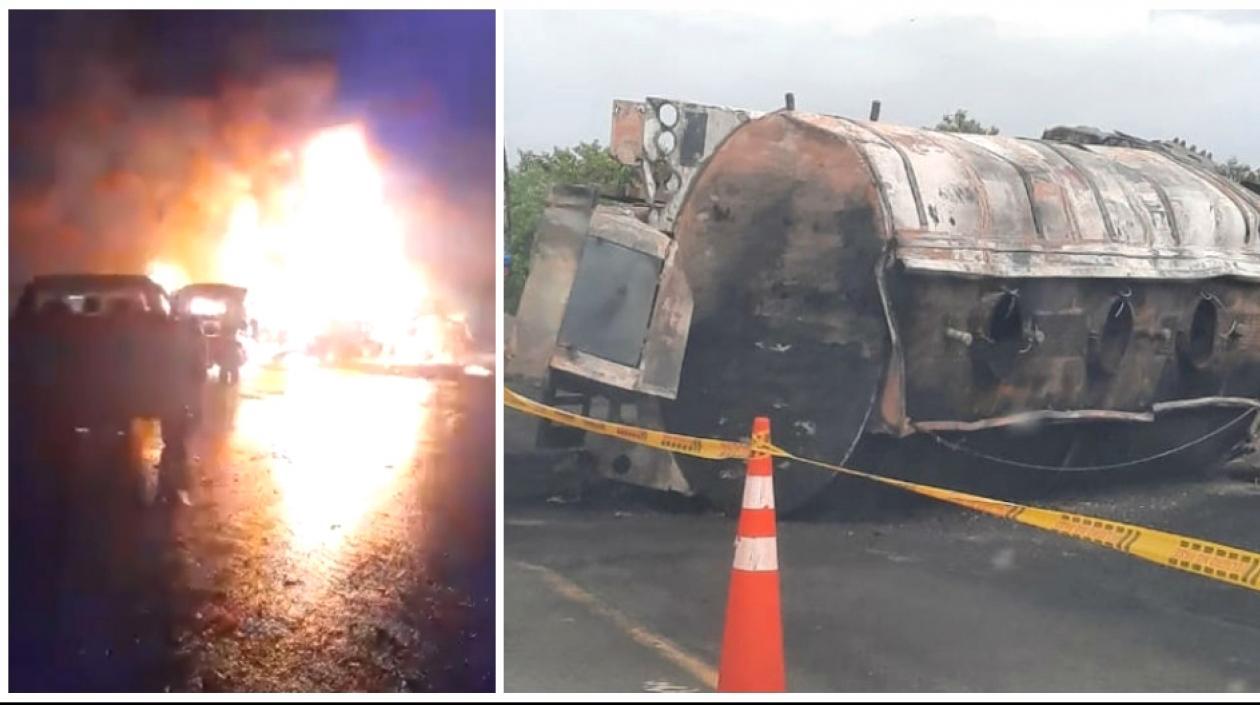 Escena del accidente.