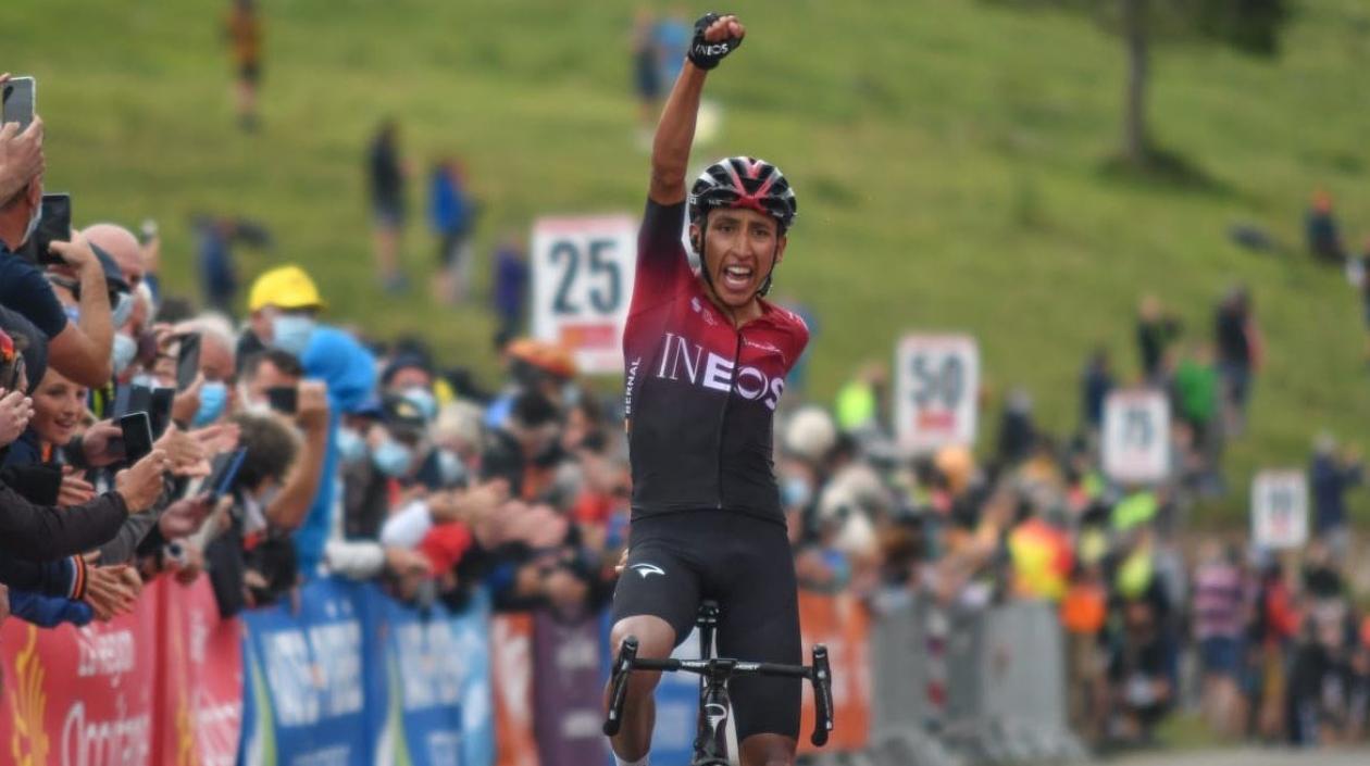 El colombiano Egan Bernal.