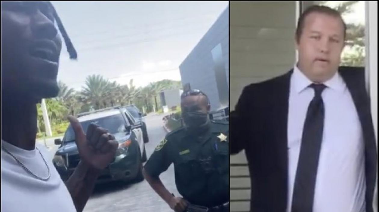 El exjugador de la NFL Brandon Marshall se quejó de los guardias.