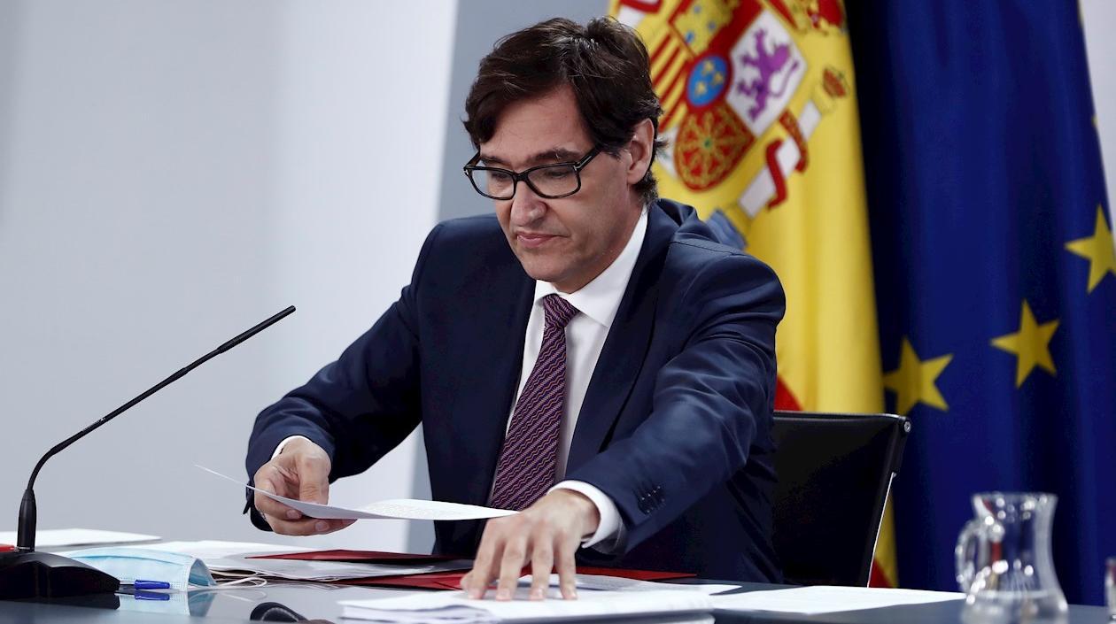 El Ministro de Sanidad en España, Salvador Illa.