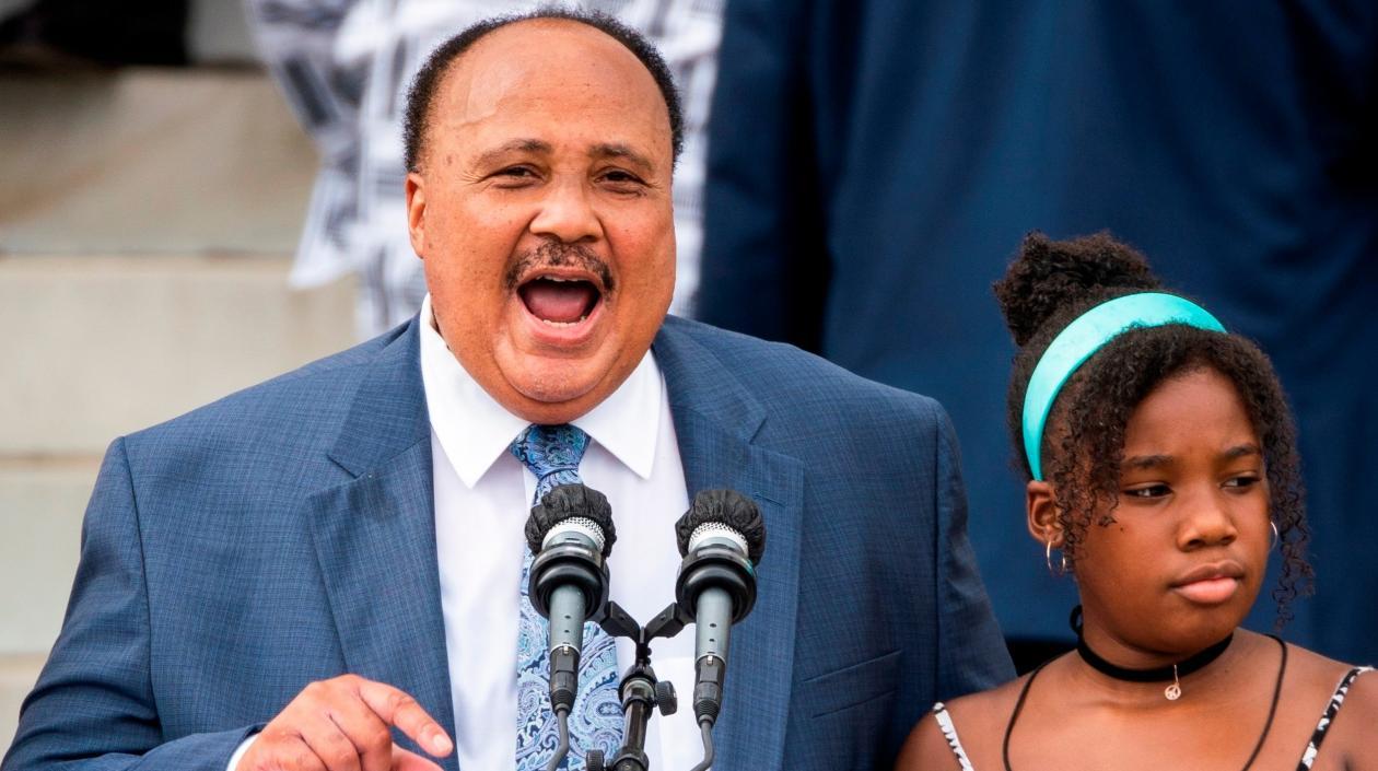 El activista de derechos civiles Martin Luther King III.