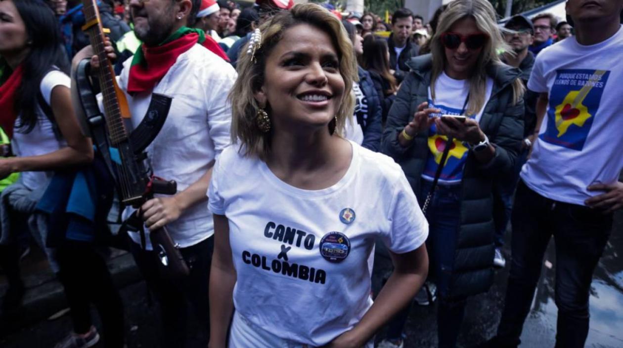 La cantante Adriana Lucía.