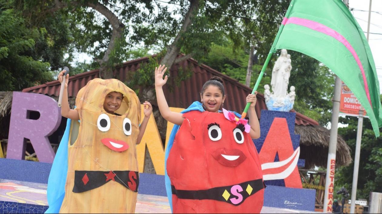 Personajes de la jornada en Baranoa.