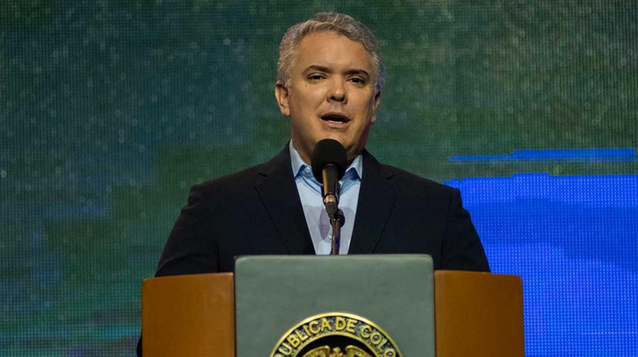 Iván Duque, presidente.