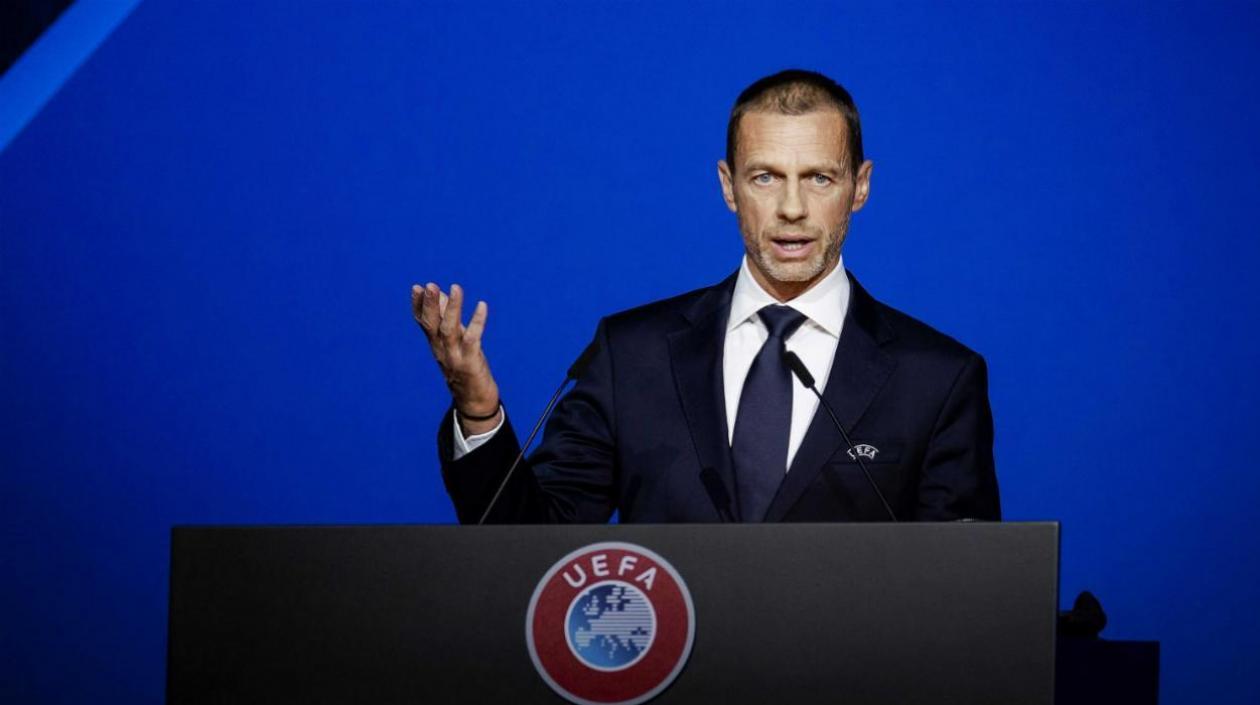 Aleksander Ceferin, presidente de la UEFA.