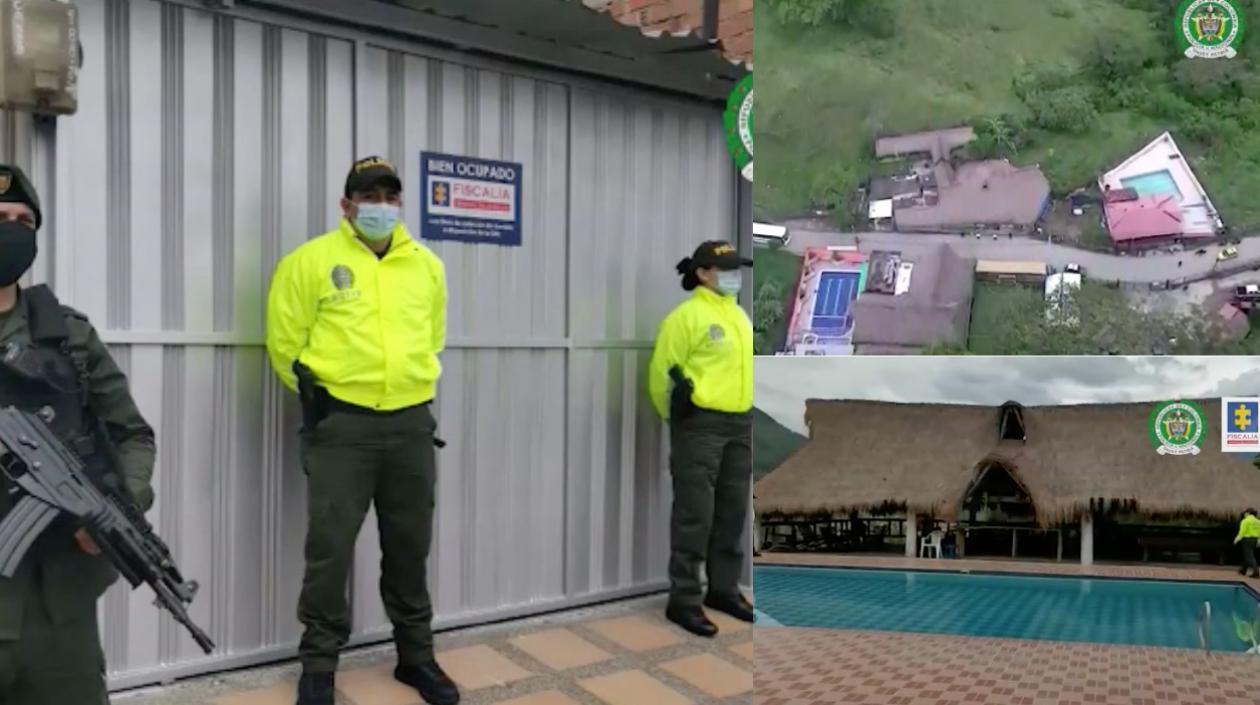 La estructura criminal adquirió bienes en diferentes regiones de Colombia.